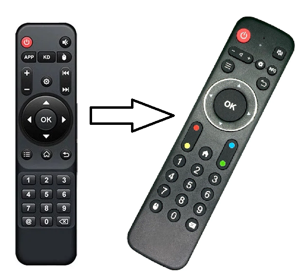 Controle Remoto Compativel com TV Box X98 / X98H - EVANELETRO.COM