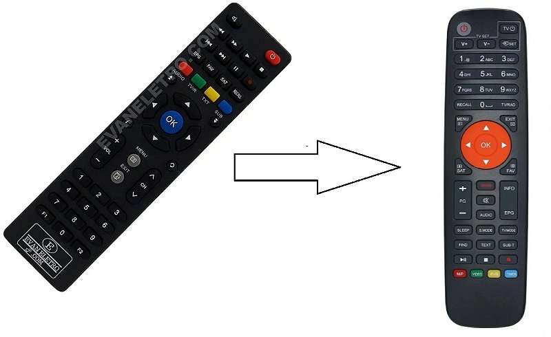 Controle Remoto para Receptor Probox 200 HD - EVANELETRO.COM ...