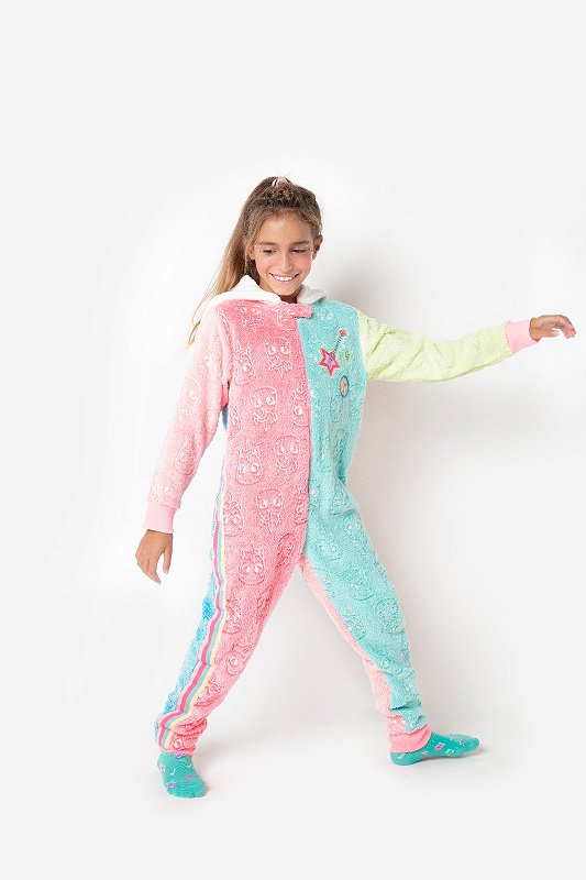 Pijama Unicornio Rosa Mameluco De Unicornio Para NiÃ±a Pijamas