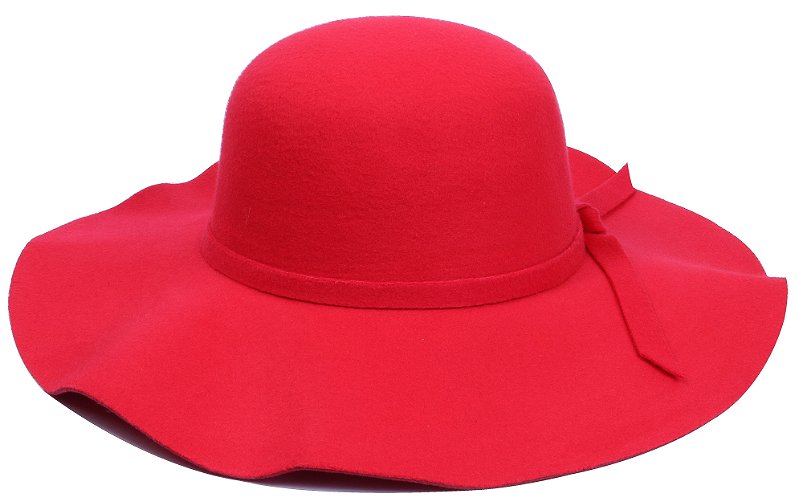 Chapéu Floppy Vermelho | Compre em 3X sem Juros - Chapéu Premium | Top Hats!