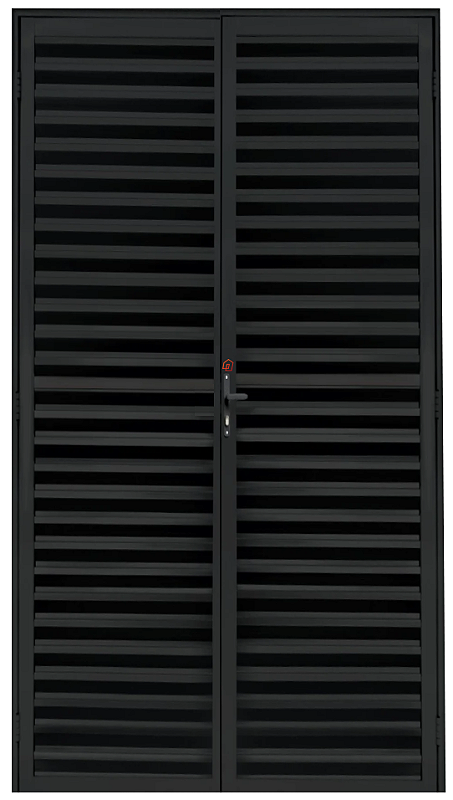 ENTHRAL ブラックメタル　BLACKL Porta Central Palheta Alumínio Preto - Spj Linha 25 - So Portas e