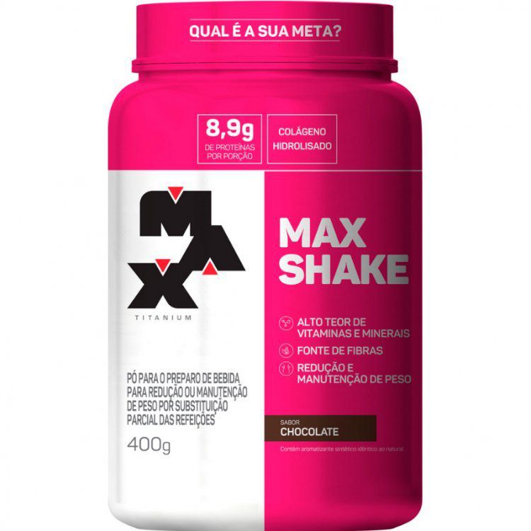 Max Shake (Substituto de Refeições) - 400g - Max Titanium - FITFIELD
