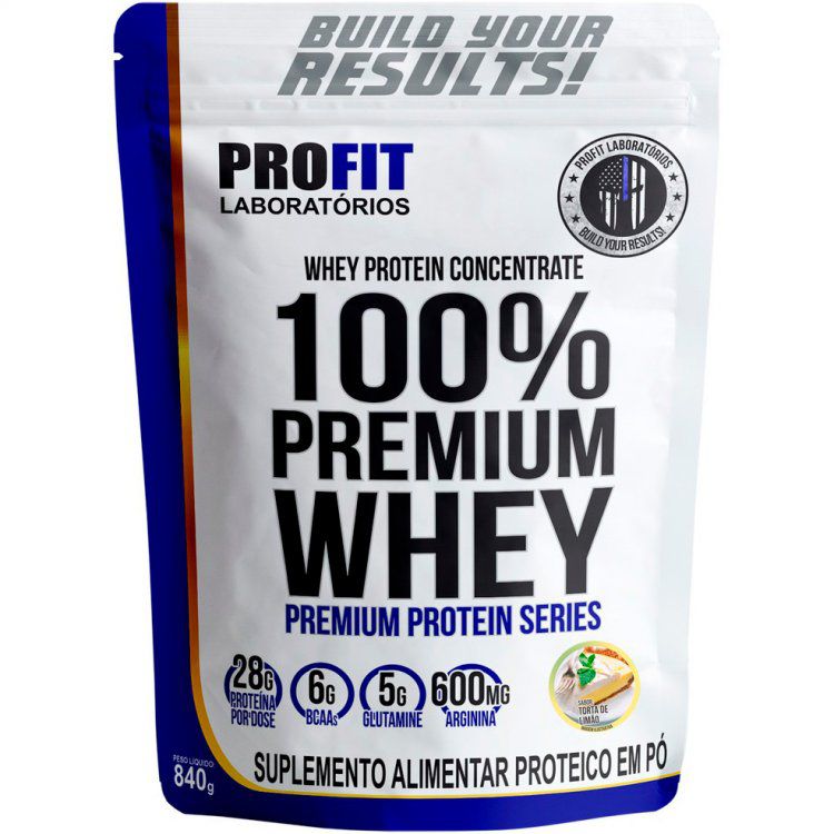 100 Premium Whey Pacote 840g Profit Labs FITFIELD