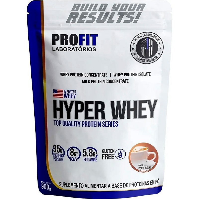 Hyper Whey Protein - Pacote 900g - Profit Labs - FITFIELD