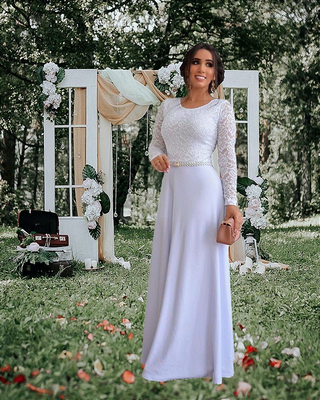 Vestidos para casamento no best sale civil durante o dia