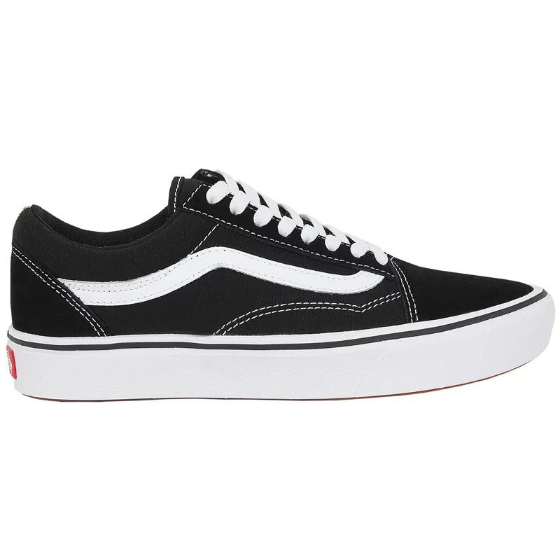 vans authentic lo pro preto e branco