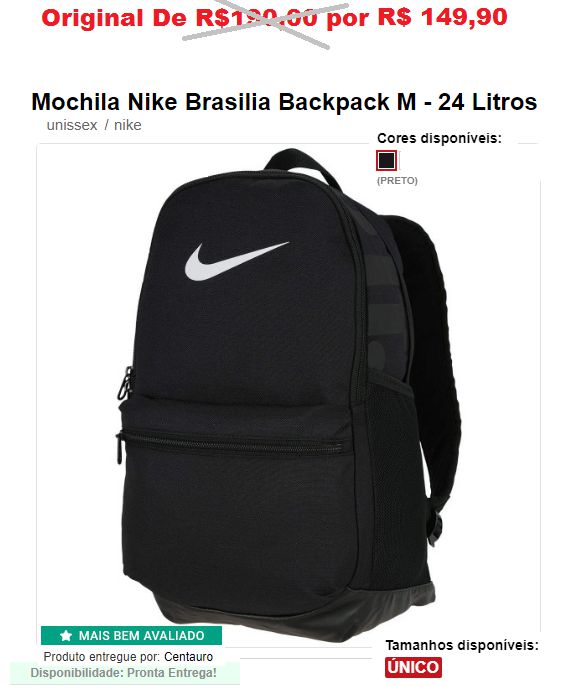 mochila nike morada