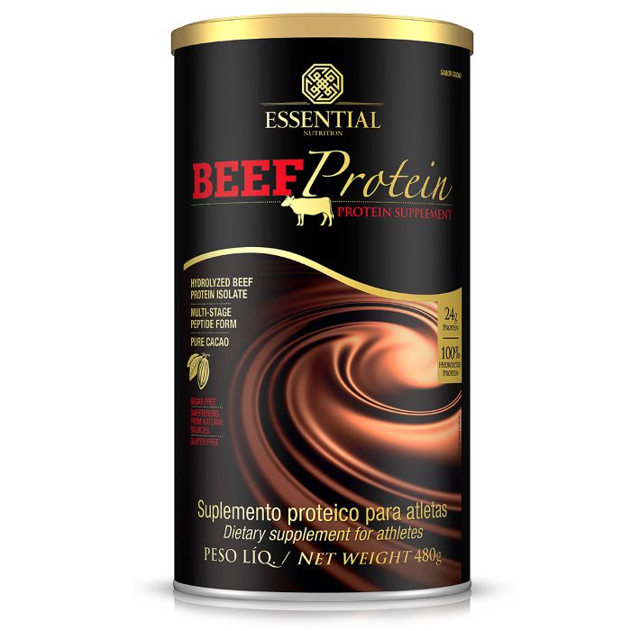 Beef Protein 480g Whey protein de Carne Bovina Sabor Cacau