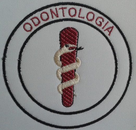 Bordado do brasão: Odontologia, Escudo da Odontologia ou Cirurgião Dentista
