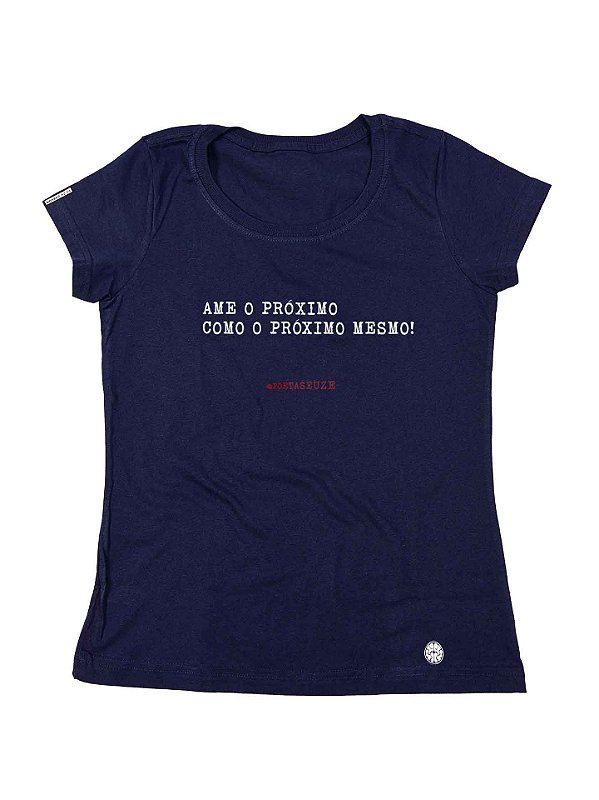 Camiseta Babylook Amai-vos! by @poetaseuze