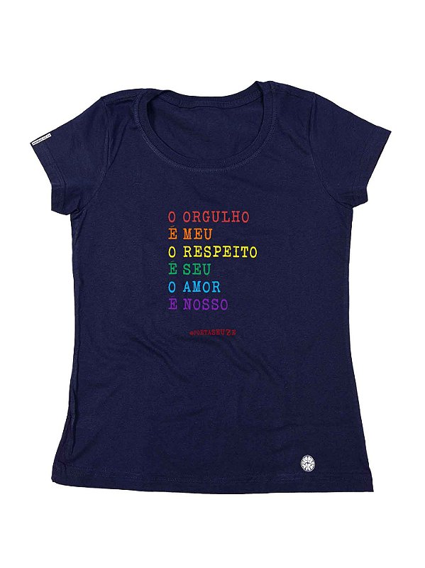 Camiseta Babylook Orgulho by @poetaseuze