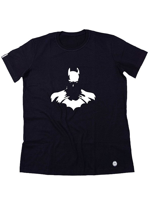Camiseta  Silhueta Homem Morcego #:)