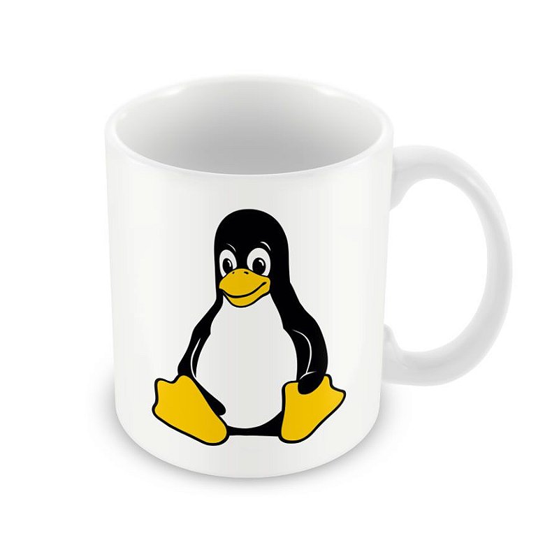Caneca Tux Linux - Caneca do Dev - Canecas e produtos de programação