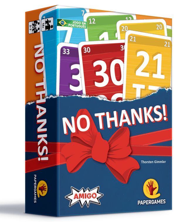 No Thanks!  Papergames  Clube BG  Jogos de Tabuleiro 