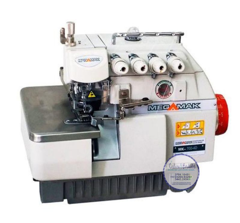 Maquina Overloque Industrial Direct Drive Megamak Costura & Bordados
