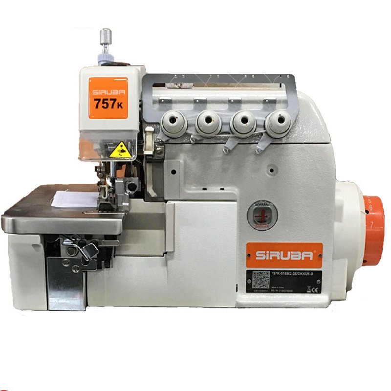MAQUINA DE COSTURA INTERLOQUE SIRUBA 757K-516M2-35 - MOTOR DIRECT