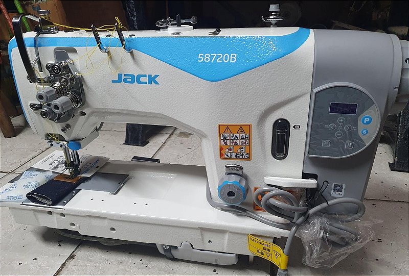Jack Davison cプリント MAQUINA PESPONTADEIRA BARRA FIXA BOBINA GRANDE JACK MOTOR DIRECT