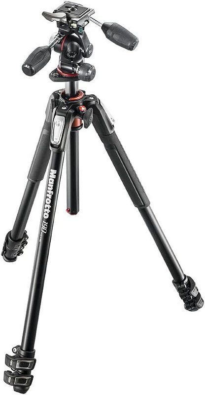 Tripé Manfrotto MK055XPRO3-3W (suporta até 12kg) - Loja dos Marios