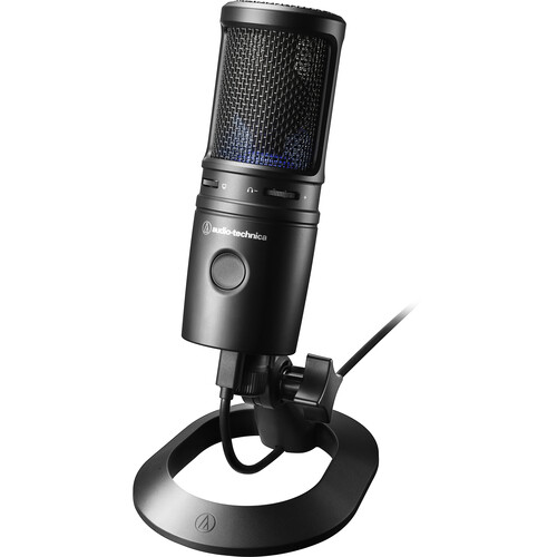 Microfone At2020 Usb Condensador Audio-technica + Suporte - Loja