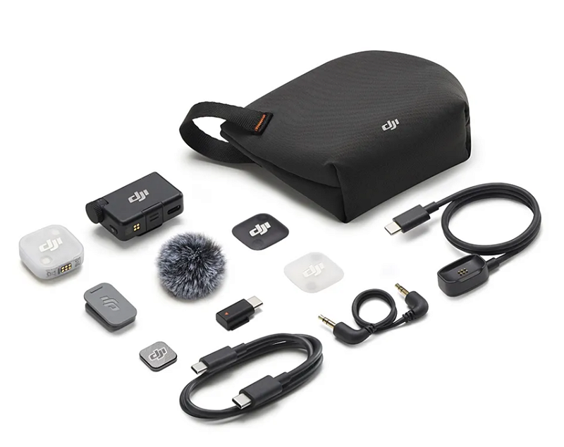 Microfone DJI Mic Mini 2 (1 TX Microfone + 1 RX Receptor) BR