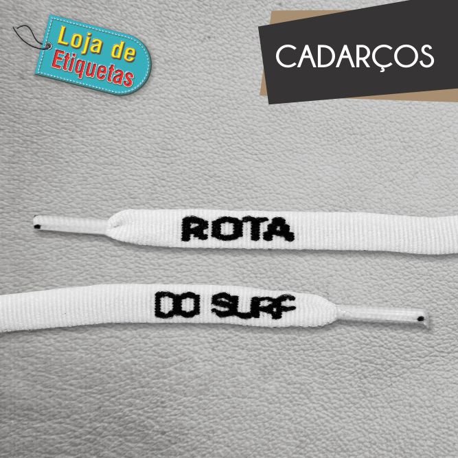 cadarço de tenis personalizado