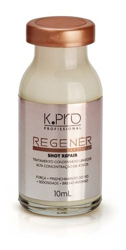 K.Pro Regenér Shot Repair - Ampola Capilar 10ml - Cosméticos LC -  Cosméticos, Perfumaria e Cuidados Pessoais