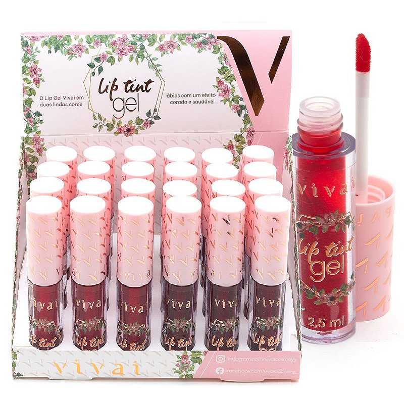 Vivai Lip Tint Gel 5025 Box C/24 Unid Distribuidora JCF