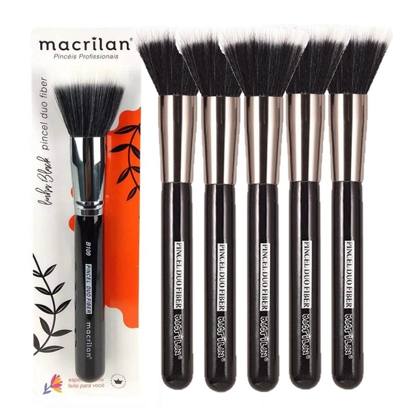 Macrilan - Pincel Profissional Duo Fiber B109 - 12 Und
