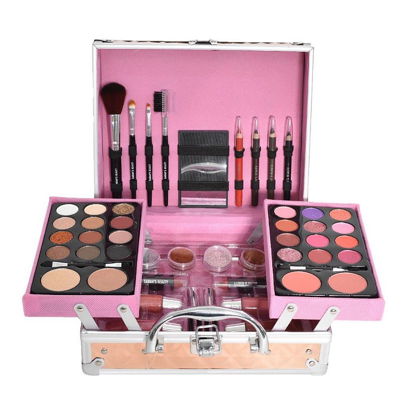 Sarahs Beauty - Maleta de Maquiagem Enchanting S6381 A - Gold