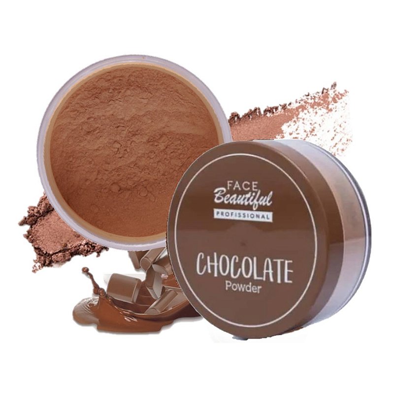 Face Beautiful - Po Facial Solto Chocolate FB227 - Distribuidora