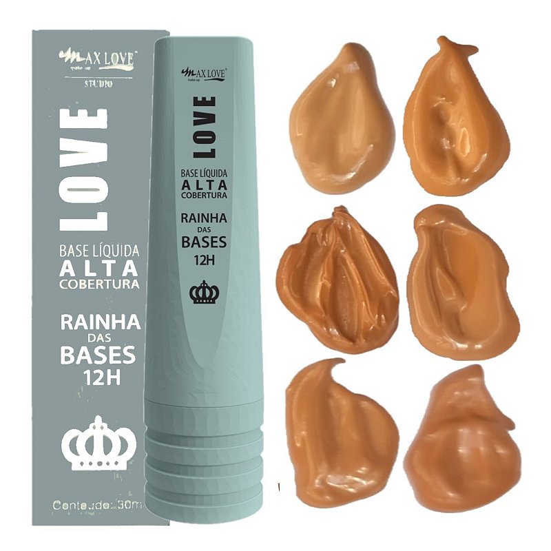 Max Love - Rainha das Bases 12h 606 a 611 - Kit c/ 6 Und