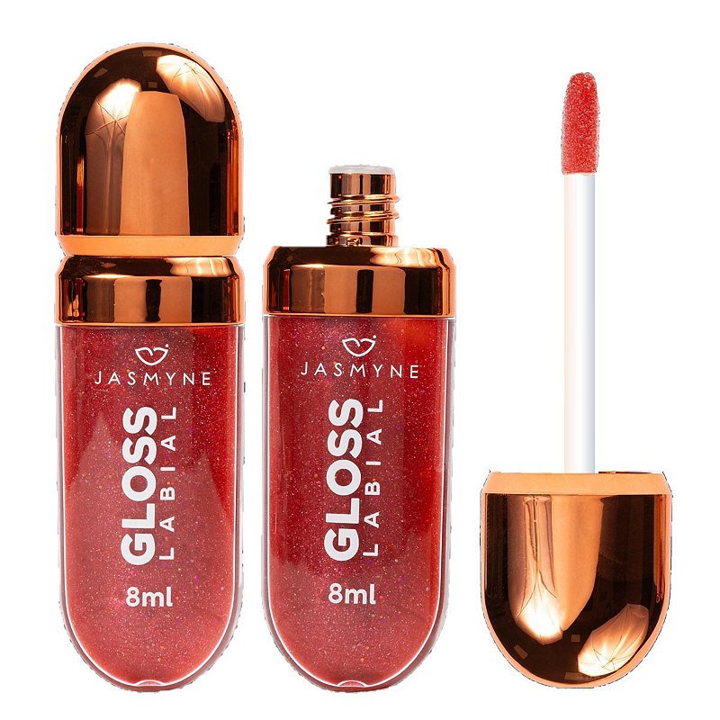 Jasmyne - Gloss Labial Cor 8 JS011308 - UNIT - Distribuidora JCF