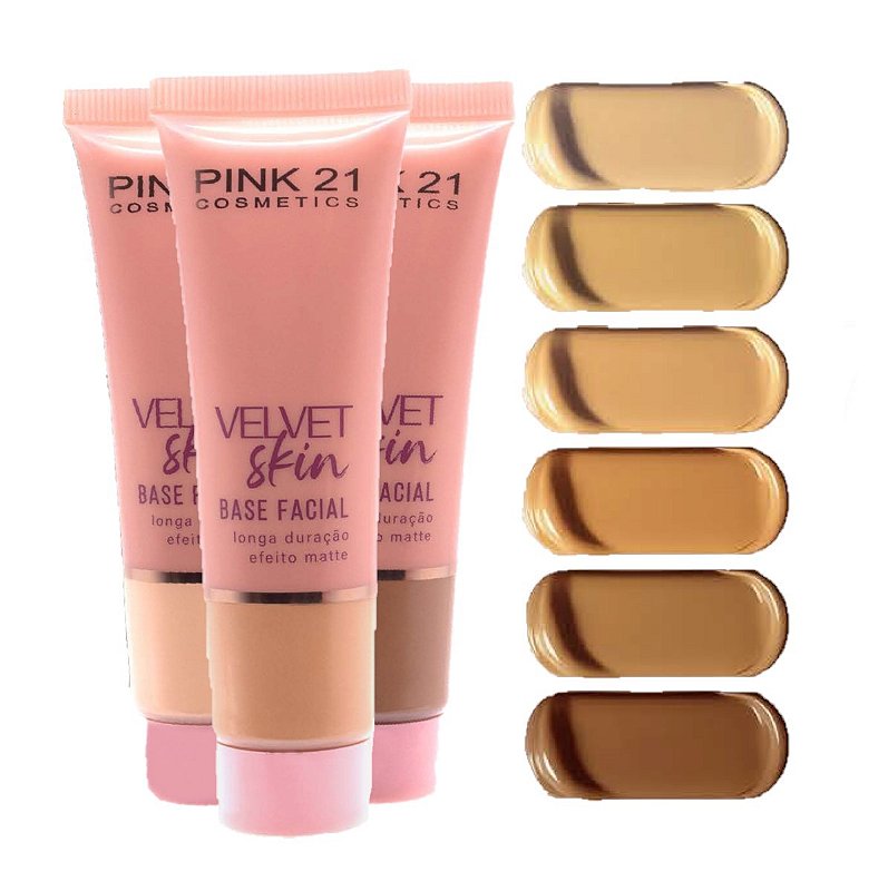 Pink 21 - Base Matte Velvet Medios Skin 4 a 9 CS4364 - 6 Und