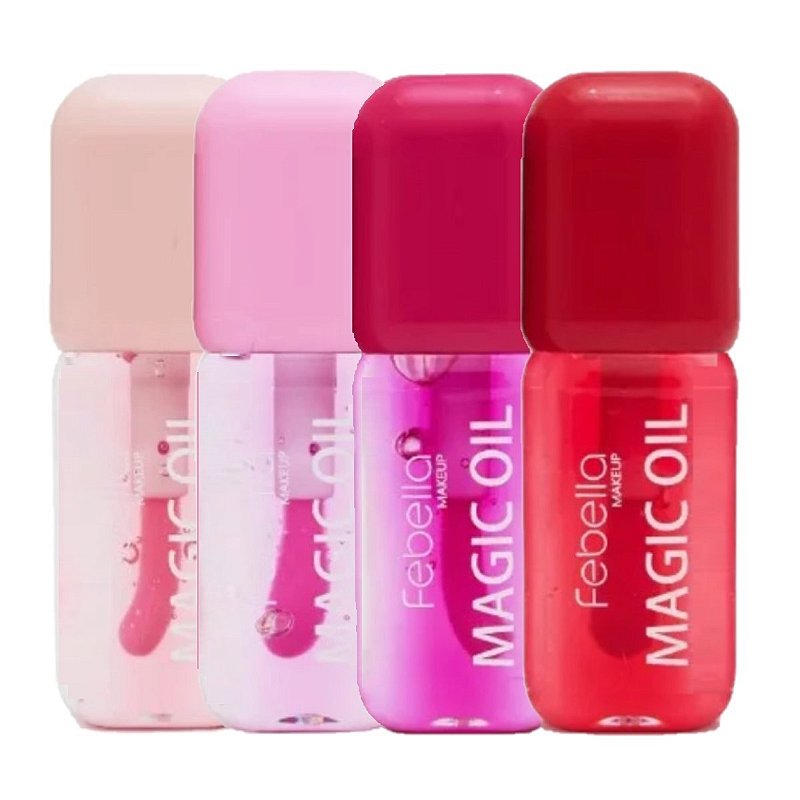 Febella - Lip Oil Magic LG40526 - 4 Und - Distribuidora JCF