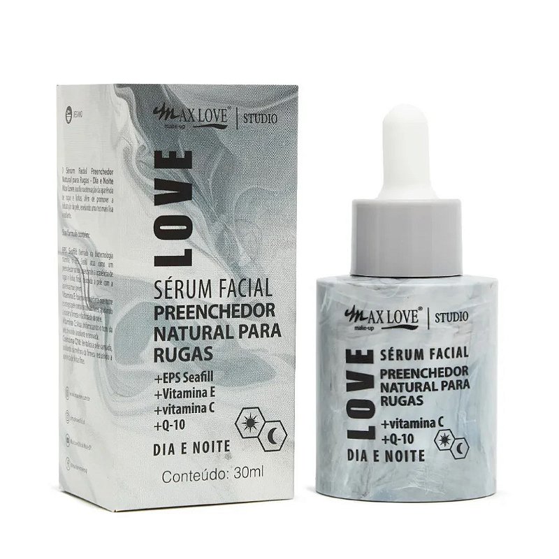 Max Love - Serum Preenchedor Natural para Rugas - Distribuidora