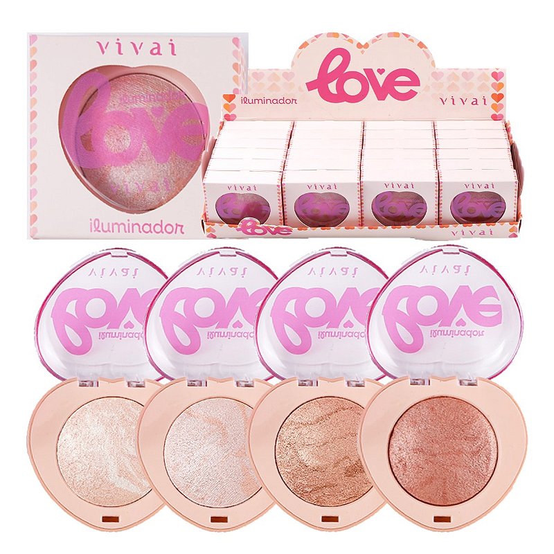 Vivai - Iluminador Baked Love 1210 - 24 Und - Distribuidora JCF
