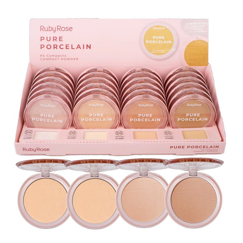Ruby Rose - Po Compacto CLAROS Porcelain HBM401G1 - 24 Und