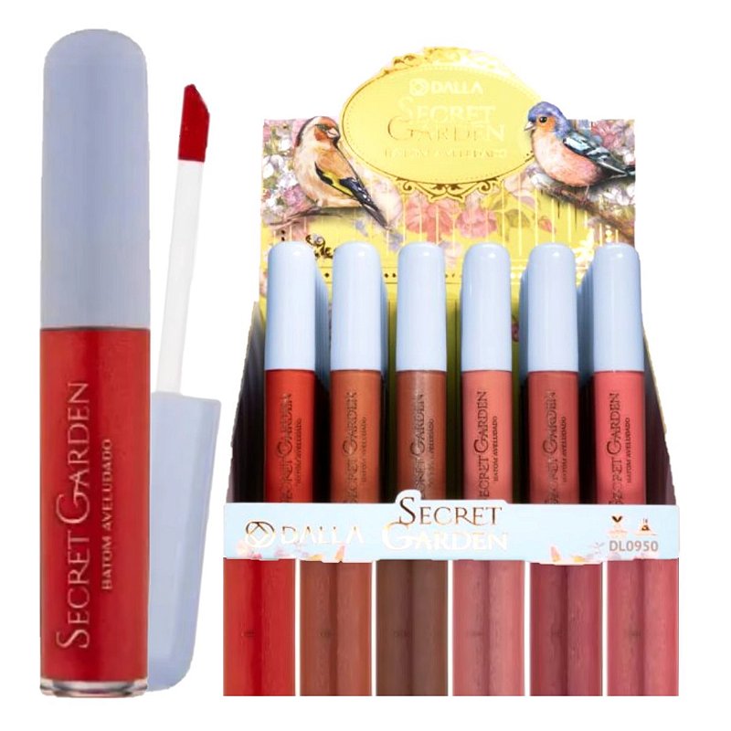Dalla - Batom Liquido Aveludado Secret Garden DL0950 - 36 Un