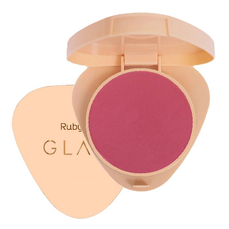 Ruby Rose - Blush Compacto GLASS HB6120 GB50 - 12 Und