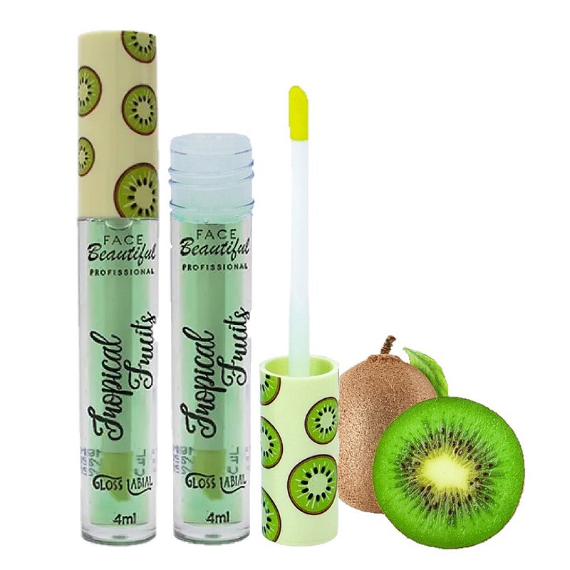 Face Beautiful - Gloss Labial Tropical Kiwi FB171 - Distribuidora