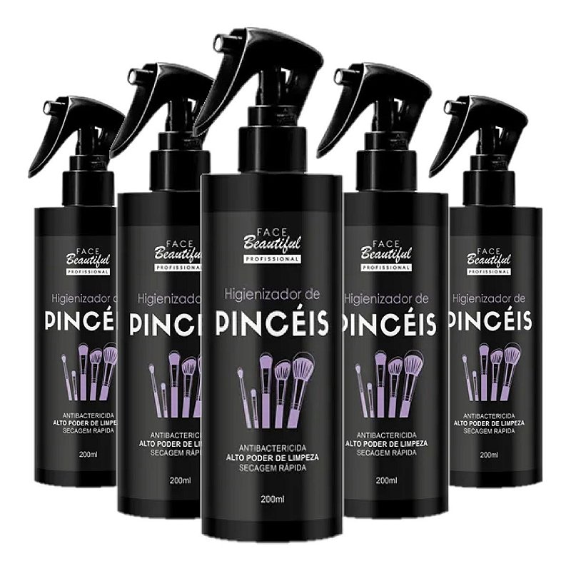 ボディ・フェイスケア Super face sonic Face Beautiful - Higienizador de Pinceis Spray - 6 Und