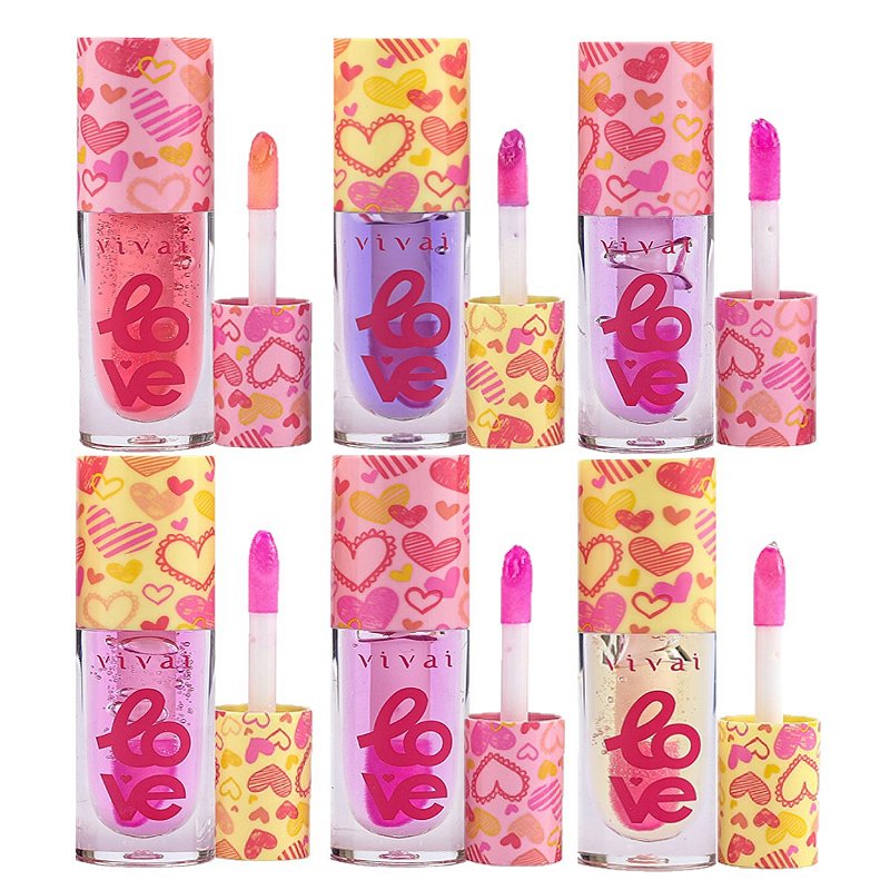 Vivai - Lip Gloss Love 3166 - 6 Und - Distribuidora JCF: Maquiagem