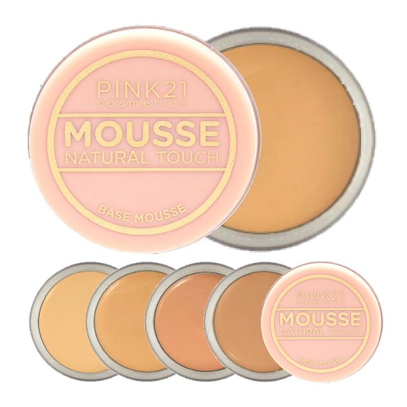 Pink 21 - Base Mousse Natural CS5483 - 4 Und - Distribuidora JCF