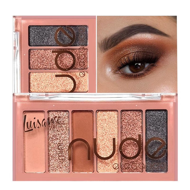 Luisance - Paleta de Sombra Mini Nude Elegance L3286 - 6 Und