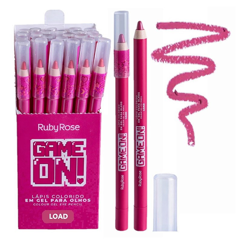 Ruby Rose - Lapis de Olho Game On Load HB24003 - 24 Und