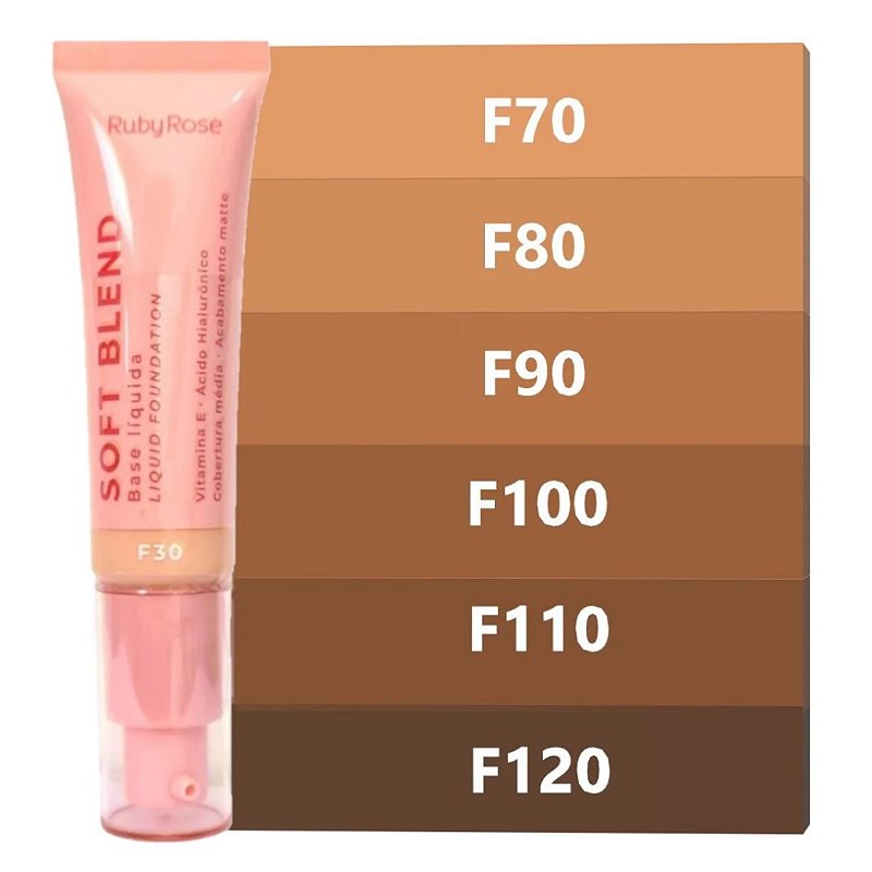 Base Facial Ruby Rose Pump Soft Blend - Distribuidora JCF