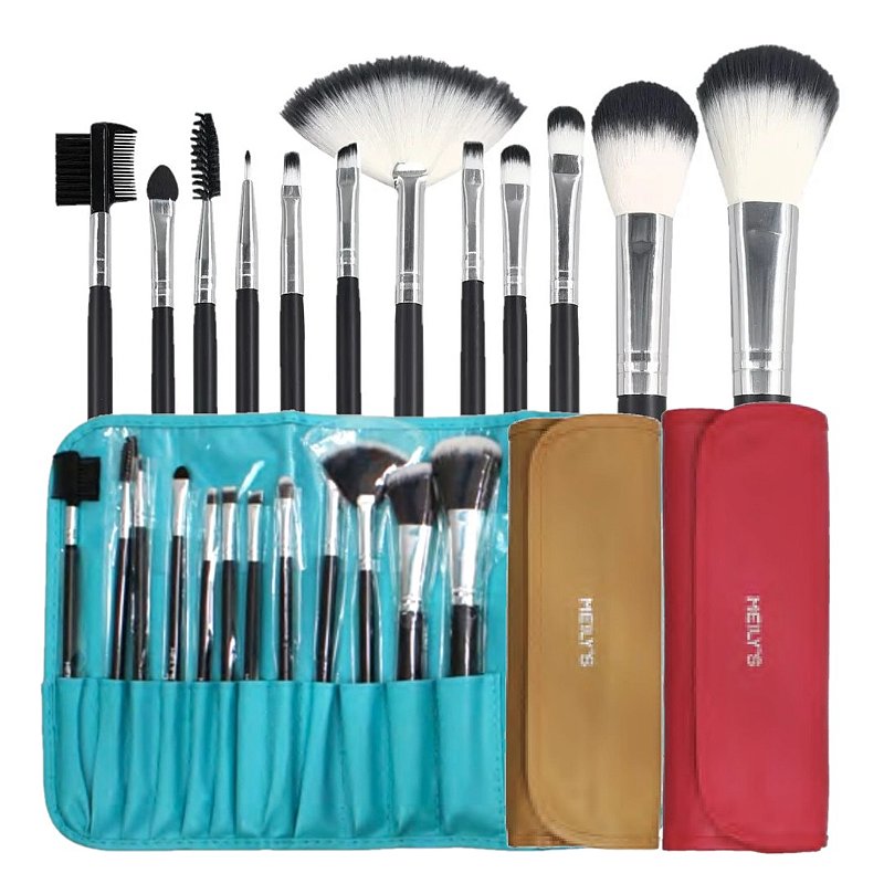 Kit Pincel 12 Profissional Estojo MKP164 - Distribuidora JCF