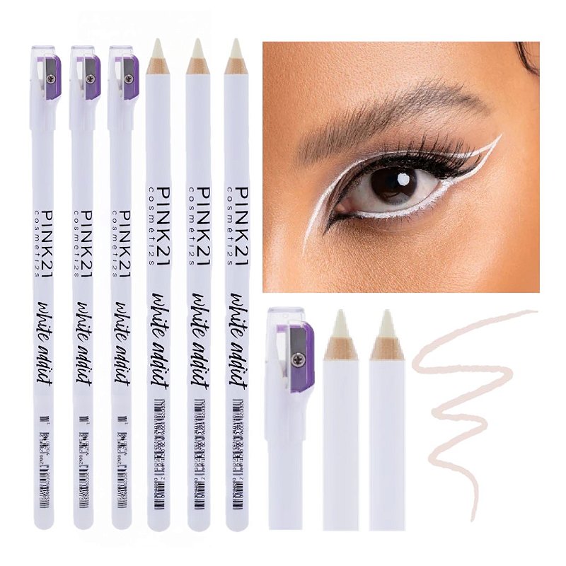 [14山]ジョイントキャップ アンボイナバール/ピンクアイボリー 1B2S Pink 21 - Delineador para os olhos White Addict CS5558