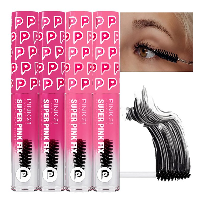 S.Q.F CD16枚セット MASCHERA Illumina Pink 21 - Mascara para Sobrancelha Incolor Super Pink Fix CS7097