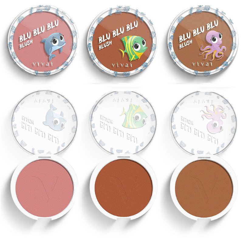 Blush Blu Blu Blu Vivai 1010 Kit C/ 3 Unid Distribuidora JCF